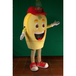 BIGGYMONKEY™ Smiling Yellow Corn Kernel Mascot Costume -