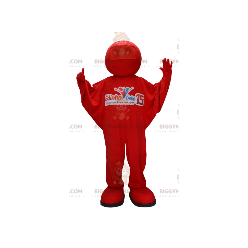 Traje da mascote do Homem Vermelho BIGGYMONKEY™. Traje de