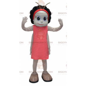 Costume da mascotte BIGGYMONKEY™ insetto coccinella civettuola