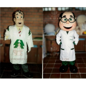 2 La mascotte di BIGGYMONKEY™ medici scienziati in camici -