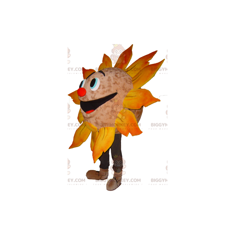 Very Smiling Giant Sun BIGGYMONKEY™ Mascot Costume –