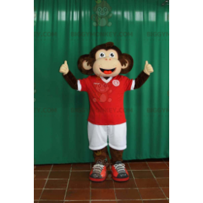 Brown and Beige Monkey BIGGYMONKEY™ Mascot Costume In