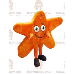 Riesiger lächelnder orangefarbener Stern BIGGYMONKEY™
