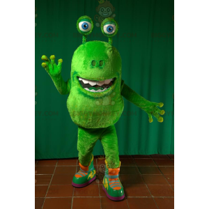 Green Creature Alien BIGGYMONKEY™ maskotkostume -