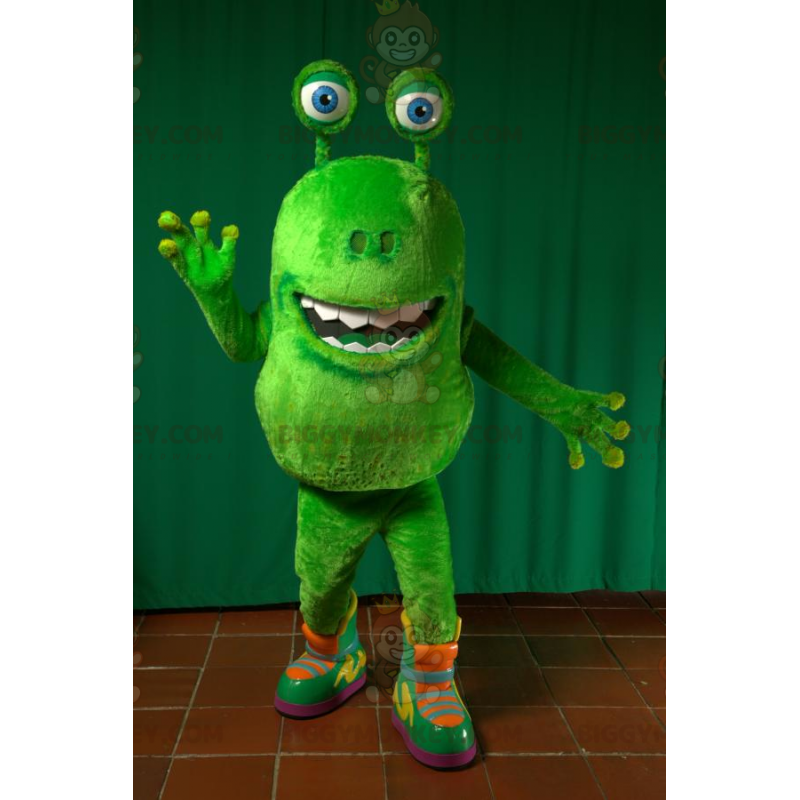 Costume mascotte BIGGYMONKEY™ aliena creatura verde -