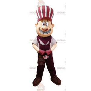 Costume de mascotte BIGGYMONKEY™ d'homme souriant habillé en