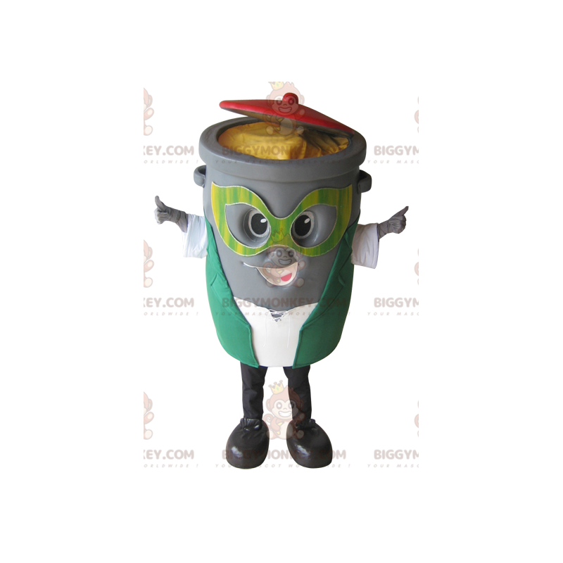 Gray Dumpster Bin BIGGYMONKEY™ Mascot Costume – Biggymonkey.com