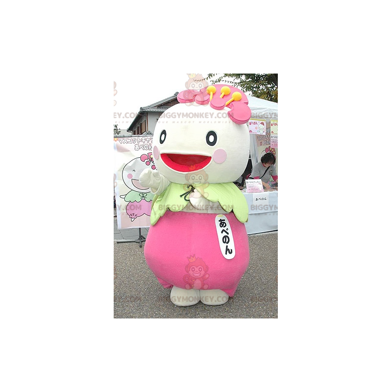 Japanese Character Radish Turnip BIGGYMONKEY™ Mascot Costume –