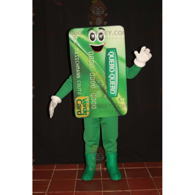 BIGGYMONKEY™ Mascot Costume Green Monster With Sizes L (175-180CM)