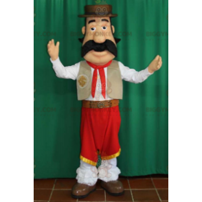 Bullfighter BIGGYMONKEY™ mascot costume. Spanish BIGGYMONKEY™