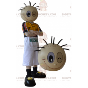 Costume de mascotte BIGGYMONKEY™ de garçon sportif faisant un