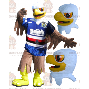 BIGGYMONKEY™ Traje de mascota Amarillo Blanco Marrón Águila