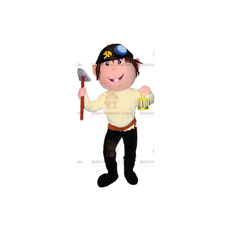 Costume de mascotte BIGGYMONKEY™ de pirate de garçon avec un