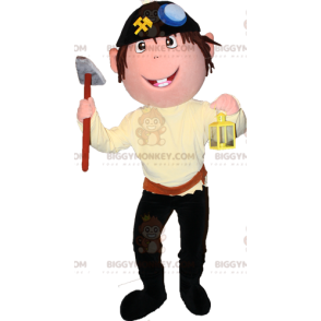 Costume da mascotte da ragazzo pirata BIGGYMONKEY™ con bandana