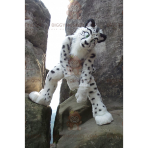 Hvid og sort gepard BIGGYMONKEY™ maskotkostume - Biggymonkey.com
