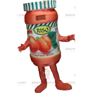 Στολή μασκότ με Giant Apricot Jam Jar BIGGYMONKEY™ -