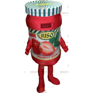 Στολή μασκότ με Giant Strawberry Jam Jar BIGGYMONKEY™ -