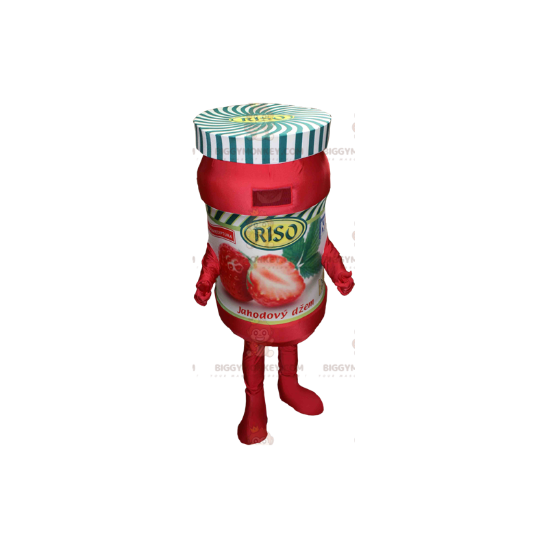Obří sklenice na jahodový džem BIGGYMONKEY™ kostým maskota –