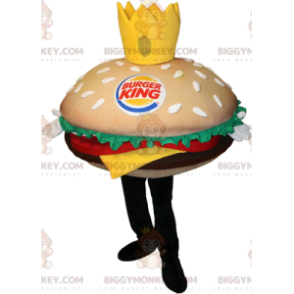 Costume da mascotte Burger gigante BIGGYMONKEY™. Costume da