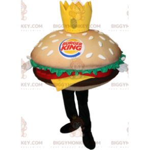 Costume de mascotte BIGGYMONKEY™ de hamburger géant. Costume de