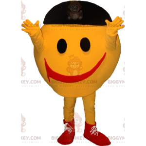 Costume de mascotte BIGGYMONKEY™ de bonhomme jaune très