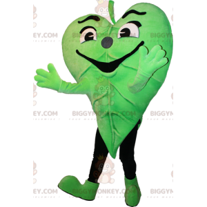 Groen blad BIGGYMONKEY™ mascottekostuum. Nature's BIGGYMONKEY™