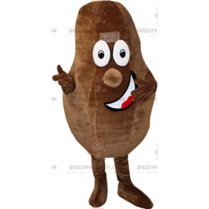 Giant Cocoa Bean BIGGYMONKEY™ Mascot Costume. Chocolate