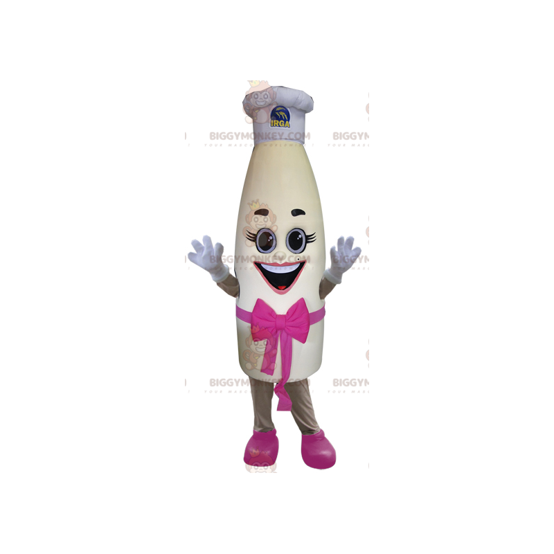 BIGGYMONKEY™ Riesen-Milchflaschen-Maskottchen-Kostüm mit Hut -