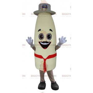 Costume da mascotte con bottiglia di latte gigante BIGGYMONKEY™