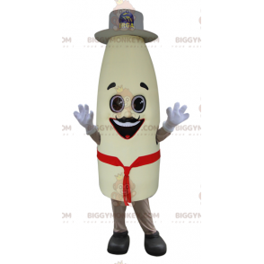 Giant Milk Bottle BIGGYMONKEY™ Mascot Costume with Hat –