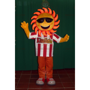 Sun BIGGYMONKEY™ Mascot Costume With Black Glasses -