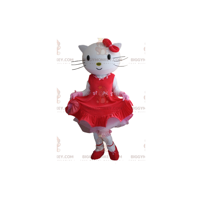 BIGGYMONKEY™ Disfraz de mascota de gato de dibujos animados