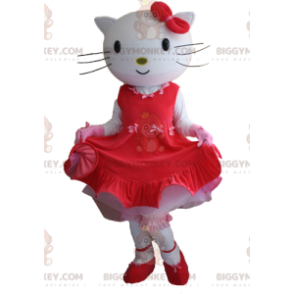 BIGGYMONKEY™ Hello Kitty Beroemd Cartoon Cat-mascottekostuum -