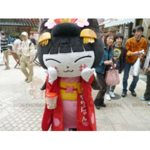 Asian Woman Chinese Girl BIGGYMONKEY™ Mascot Costume -