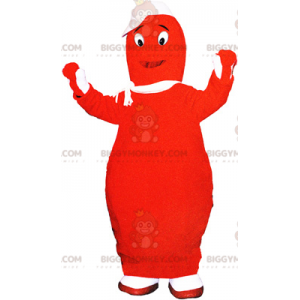 Disfraz de mascota Barbapapa BIGGYMONKEY™ rojo. Disfraz de