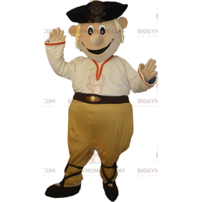 Costume de mascotte BIGGYMONKEY™ de pirate blond de bonhomme