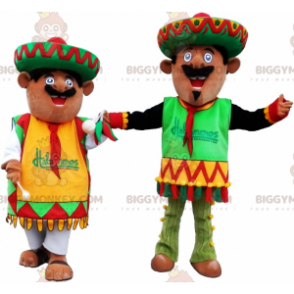 mascotes mexicanos do BIGGYMONKEY™ vestidos com roupas