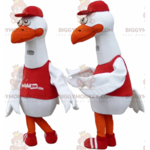BIGGYMONKEY™s Gull Stork Seagulls Mascot - BiggyMonkey maskot