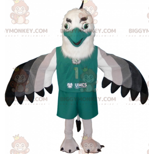 Στολή BIGGYMONKEY™ White Black and Grey Vulture Eagle Mascot