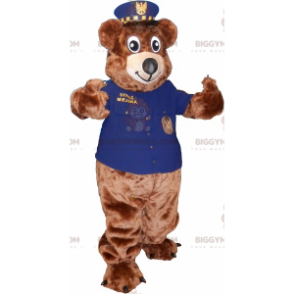 BIGGYMONKEY™ μασκότ στολή καφέ Teddy με στολή Zookeeper -