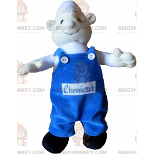 Fantasia de mascote BIGGYMONKEY™ boneco de neve branco com