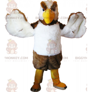 Costume de mascotte BIGGYMONKEY™ de vautour d'oiseau bleu et