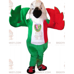 Traje de mascote Eagle BIGGYMONKEY™ nas cores da bandeira