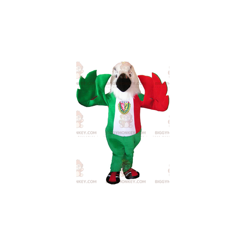 Kostým maskota Eagle BIGGYMONKEY™ v barvách italské vlajky –