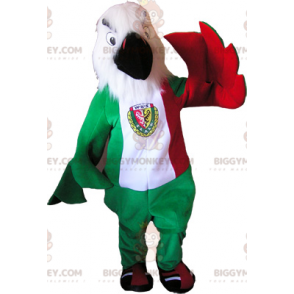 Traje de mascote Eagle BIGGYMONKEY™ nas cores da bandeira