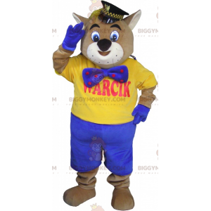 Costume della mascotte del gatto gigante BIGGYMONKEY™ Costume