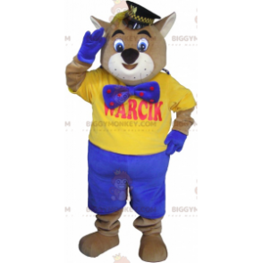 Costume della mascotte del gatto gigante BIGGYMONKEY™ Costume