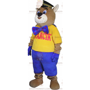 Kæmpe kat BIGGYMONKEY™ maskot kostume Lynx BIGGYMONKEY™ maskot