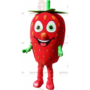 Giant Strawberry BIGGYMONKEY™ μασκότ στολή φράουλα -