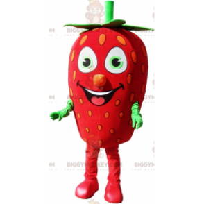 Giant Strawberry BIGGYMONKEY™ μασκότ στολή φράουλα -